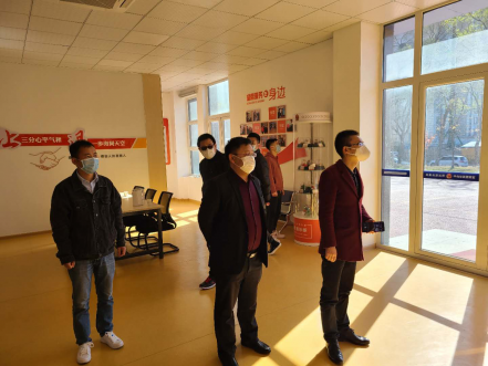 广安爱众贺洪燕一行莅临人生就是博软件