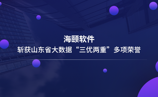 人生就是博软件斩获山东省大数据“三优两重”多项声誉